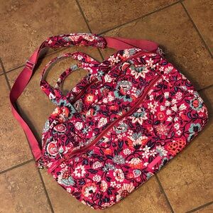 Vera Bradley Pink Floral Travel Bag